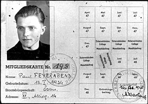 Feyerabend's ID card